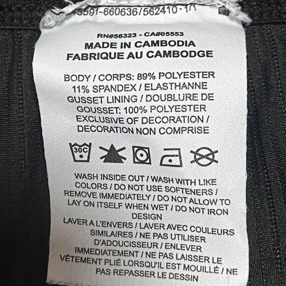 Nike Dri-Fit Aeroswift Tight Running Shorts Woman Large Black Compression - Picture 10 of 11